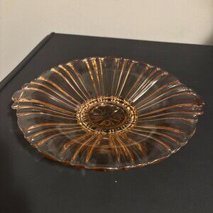 Vintage - Anchor Hocking Depression Glass Old Cafe -  Pink - From the 1930's